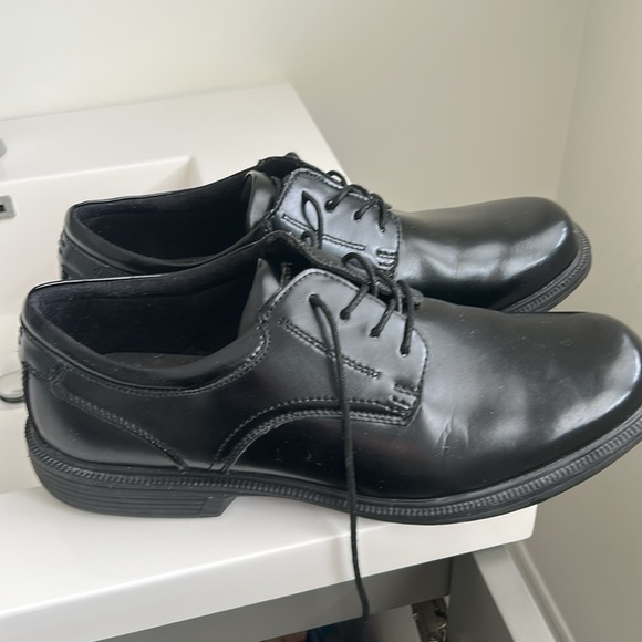 Men's Classic Nunn Bush KOR Comfort Gel Shoes Black Leather Size 11W - Picture 3 of 15